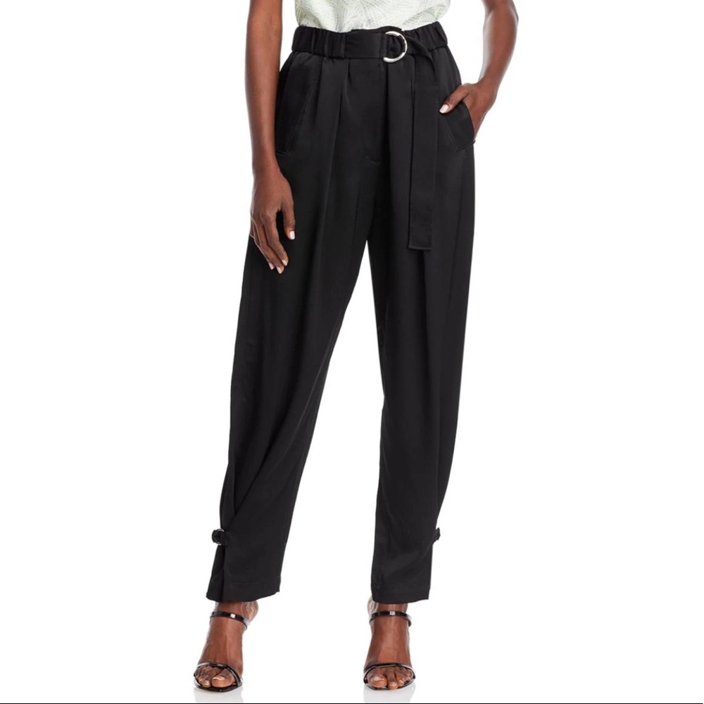 3.1 Phillip Lim Satin Pintuck Jogger Pants